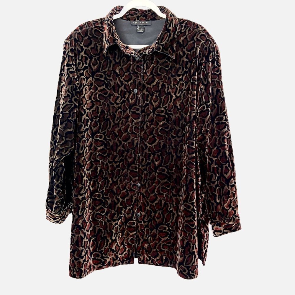 Lane Bryant Velvet Top- Size 18/20